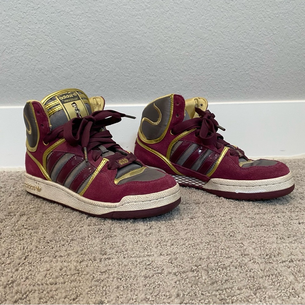 ADIDAS x Star Wars Princess Leia Limited Edition High Tops Size 6.5